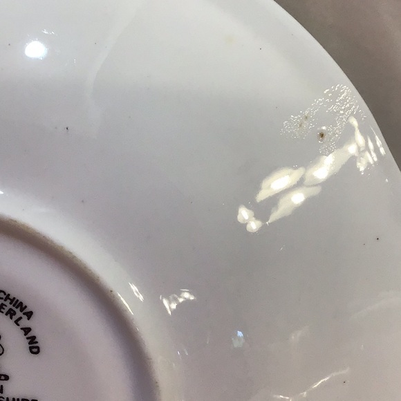 Royal Sutherland floral teacup & saucer bone China - Picture 5 of 5